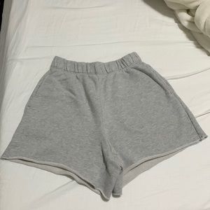 Gray Aerie Fleece Shorts